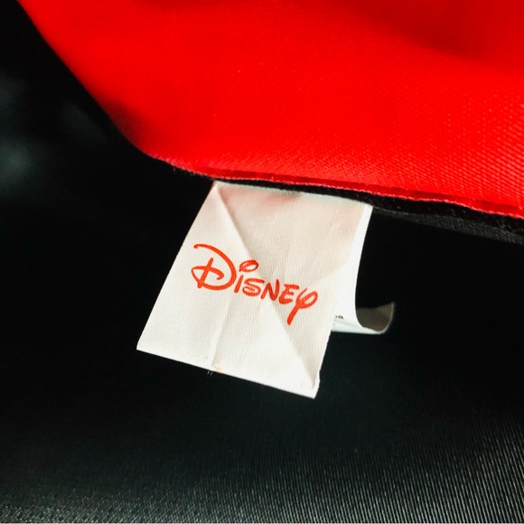 Disney Mickey Mouse shoulder tote bag top zipper black red. 14”HX15”W - Picture 7 of 7
